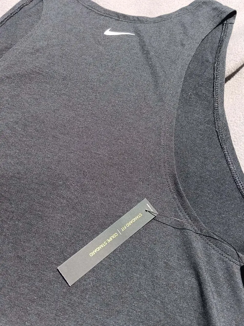 Nike Dri Fit Just Do It Black Sleeveless Tank Top Women’s XL NEW NWT Athletic